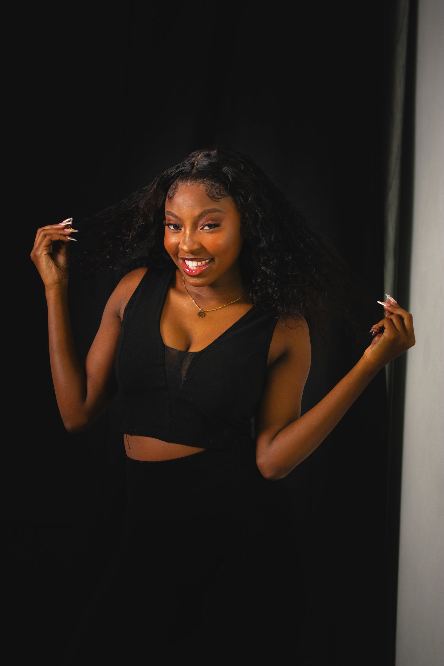 Waterwave curly wig (300% Density)