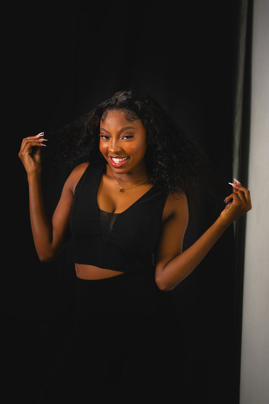 Waterwave curly wig (300% Density)